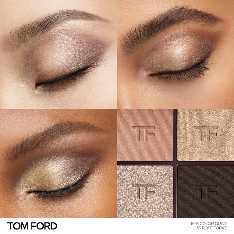 Runway Eye Colour Quad Crème, 8.0 g, 35 Rose Topaz, 35, Model, multiple