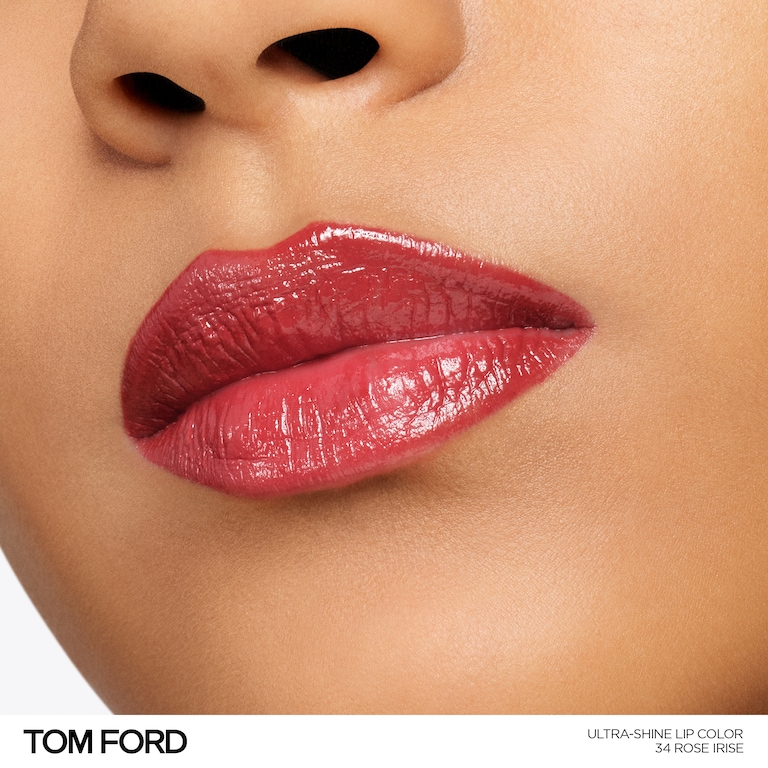 Ultra-Shine Lip Colour, 3.3 g, 34 Rose Irisé, 34, Model, medium
